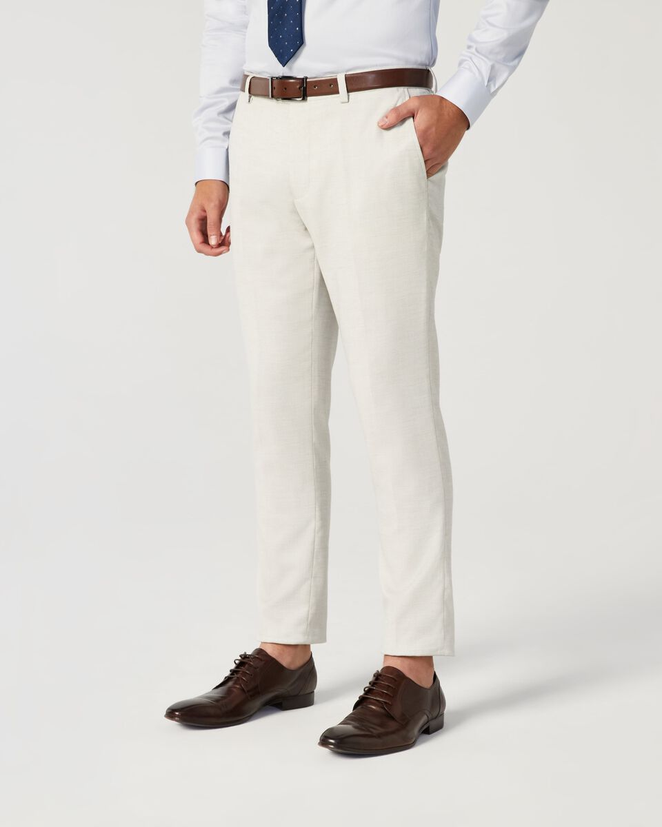 Mens Stone Tailored Suit Pant